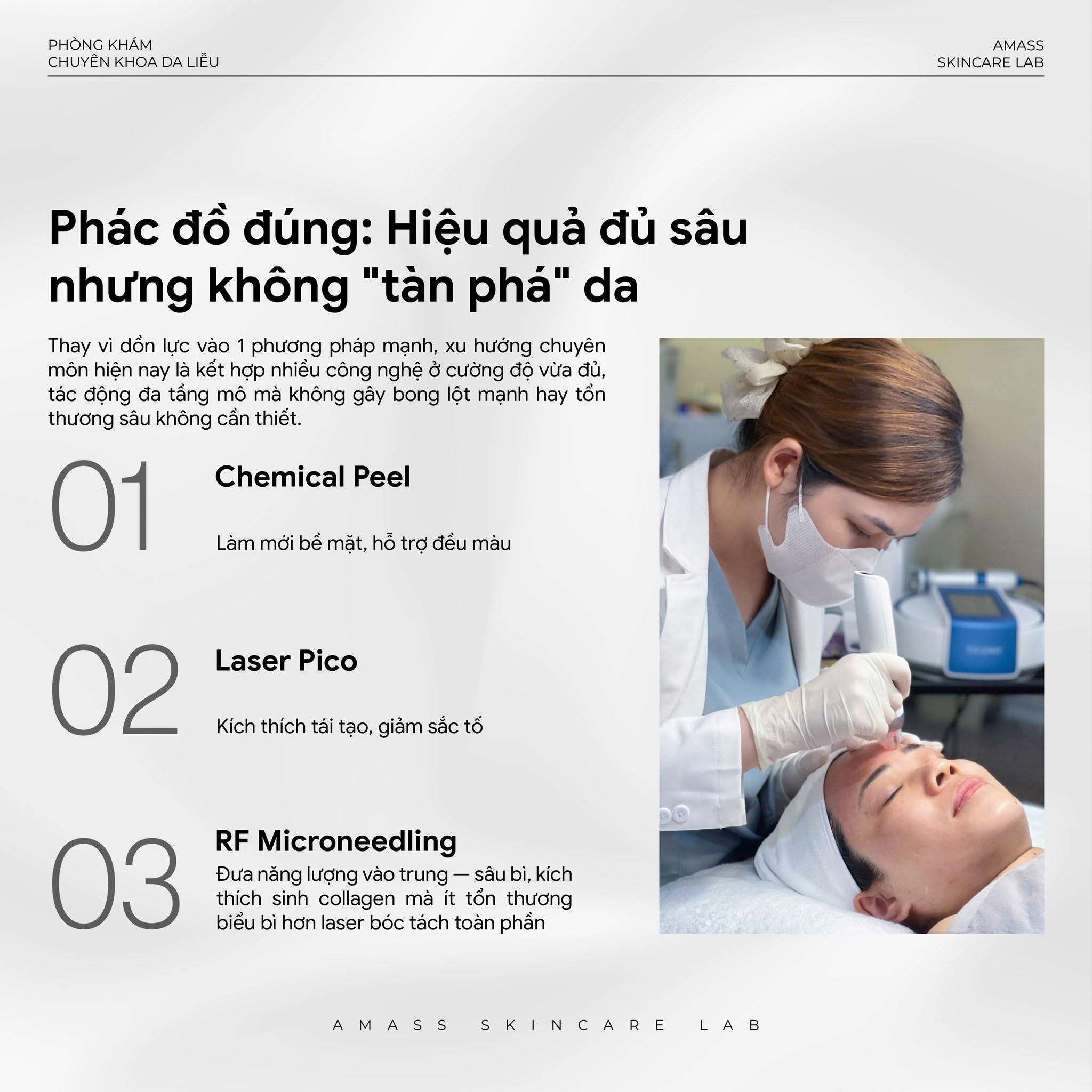 Điều trị sẹo đáy nhọn và lỗ chân lông to đúng cách