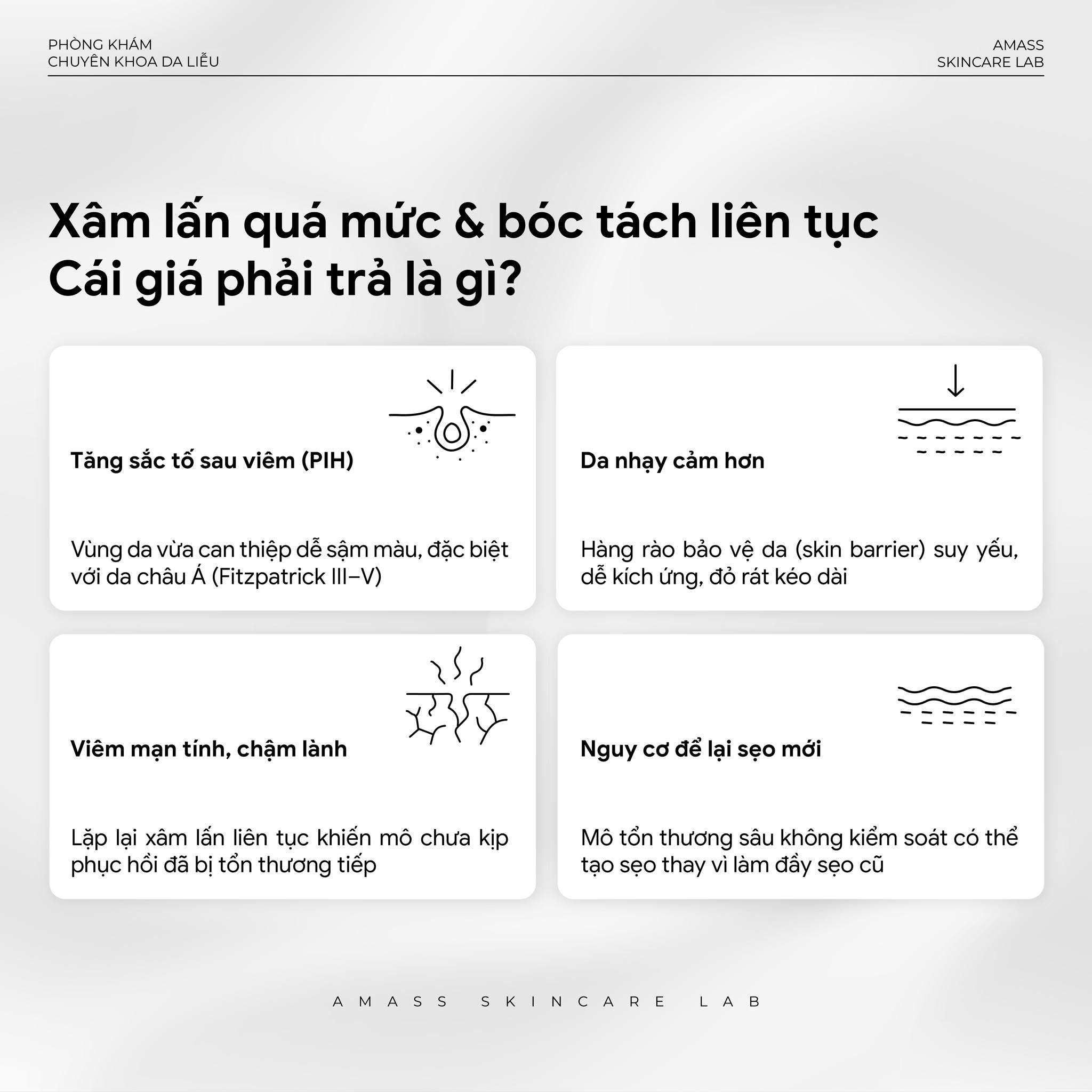 Làn da xuất hiện tình trạng đỏ nhẹ ngay sau điều trị sẹo đáy nhọn bằng RF Microneedling, phản ứng bình thường trong quá trình tái tạo da.